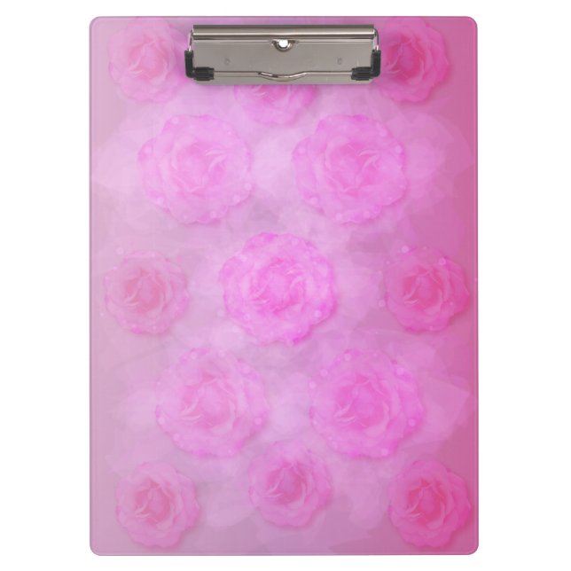 Porte-bloc Roses d'aquarelle ROK (Devant)