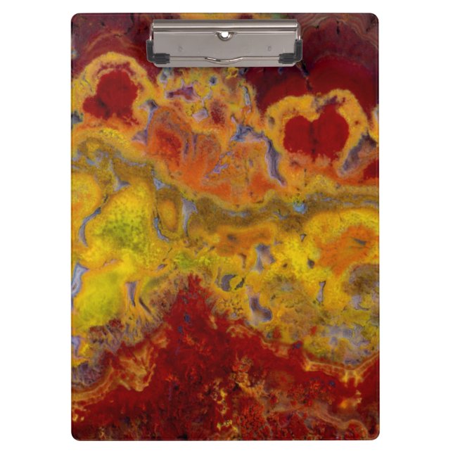Porte-bloc Rouge et jaune Crayloa Jasper (Devant)