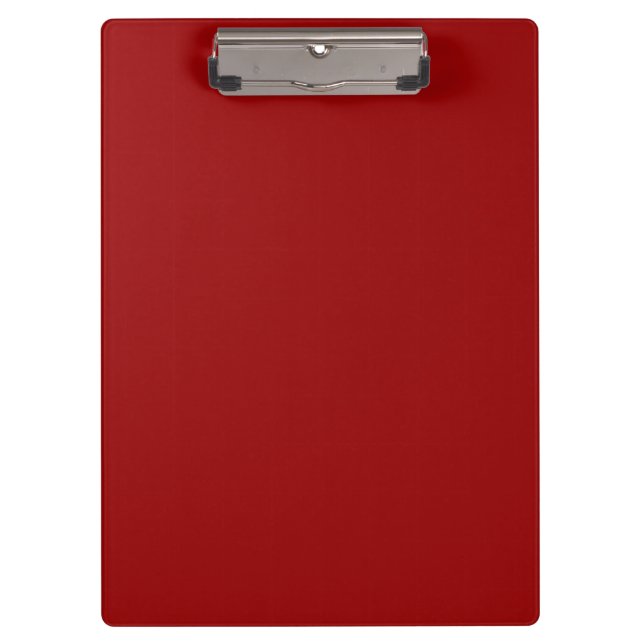 Porte-bloc Rouge Foncé Bonbon Pomme Couleur Uni  (Devant)