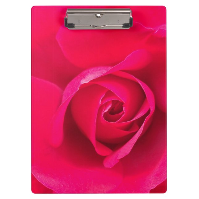 Porte-bloc Rouge romantique Rose rose v2 (Devant)