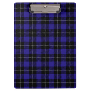 Porte-bloc Royal Blue Black Plaid