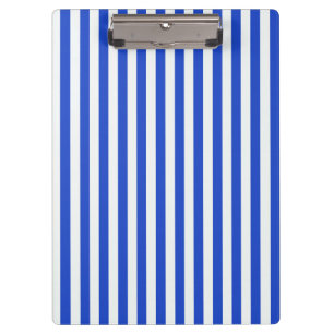 Porte-bloc Royal Blue Combination Stripes par Shirley Taylor