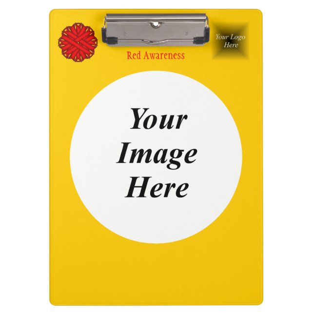 Porte-bloc Ruban à fleurs rouges Modèle par Kenneth Yoncich (Devant)