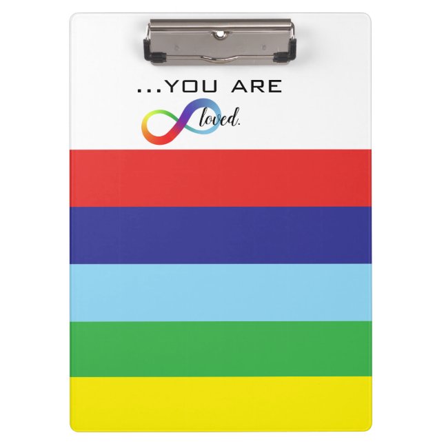 Porte-bloc Sac à main Fierté LGBTQ+ Infini (Devant)