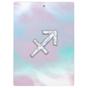 Porte-bloc Sagittaire Symbole du Zodiaque Style Nacre