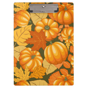 Porte-bloc Saison d'automne Halloween Citrouille Motif