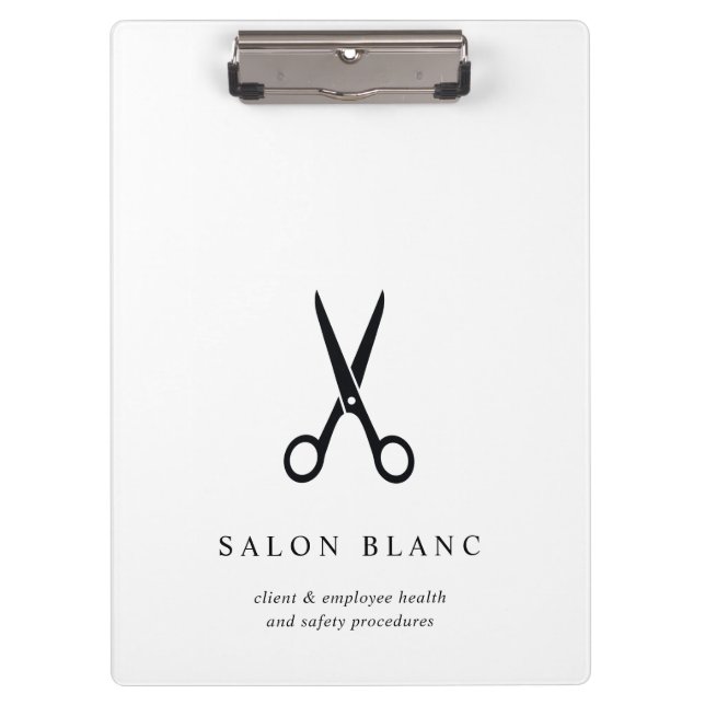 Porte-bloc Salon de beauté promotionnel (Devant)