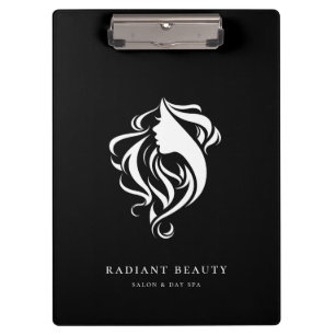 Porte-bloc Salon moderne Silhouette féminine Noir