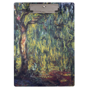 Porte-bloc Saule pleureur par Claude Monet, Beaux-arts vintag