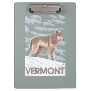 Porte-bloc Scène de VermontWolf