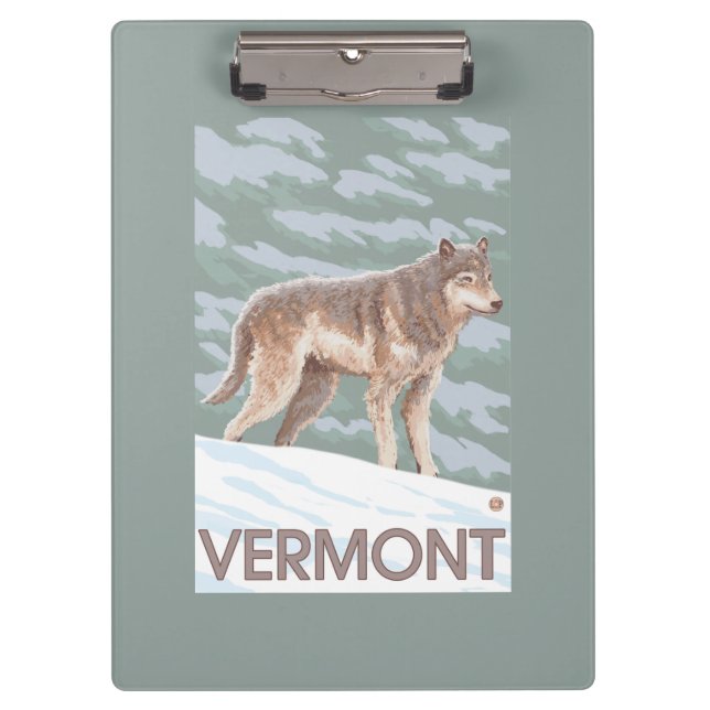 Porte-bloc Scène de VermontWolf (Devant)