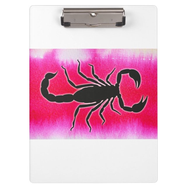 Porte-bloc scorpio rose (Devant)