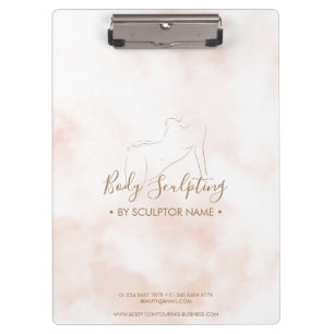Porte-bloc Sculpture corporelle contouring spa rose girly