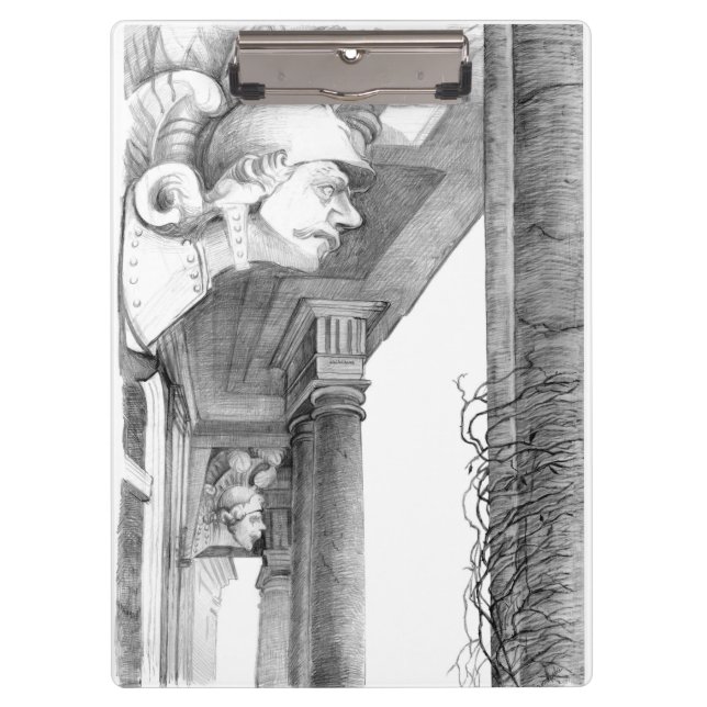 Porte-bloc Sculpture du château de Burgscheidungen Crayon Art (Devant)