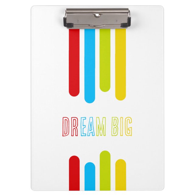 Porte-bloc SDGT RBGY Porte - bloc - Dream Big, Restez organis (Devant)