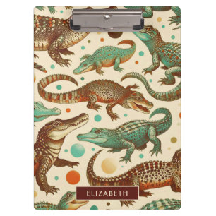 Porte-bloc Seamlees d'alligator vintages