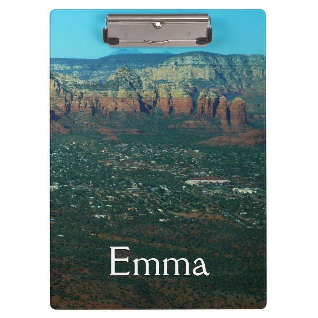 Porte-bloc Sedona et Coffee Pot Rock vus d'en haut (Devant)