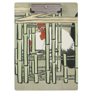 Porte-bloc Sekka Roosters de Momoyogusa Art japonais