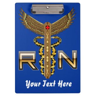 Porte-bloc Sélection d'infirmière une vue de côté au suje