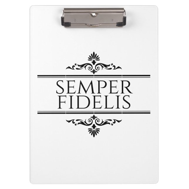 Porte-bloc Semper Fidelis (Devant)