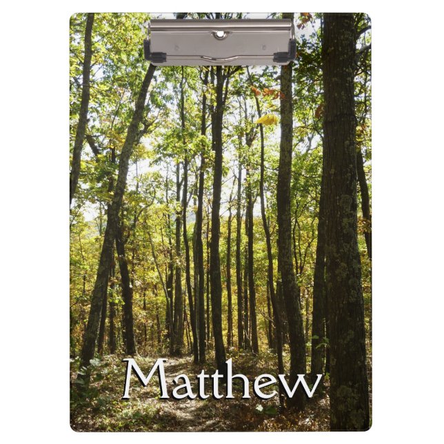 Porte-bloc Sentier des Appalaches en octobre à Shenandoah (Devant)