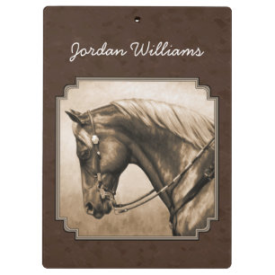 Porte-bloc Sepia Brown