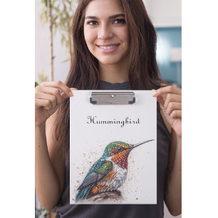 Porte-bloc Serenade de colibri bijoux, coutume