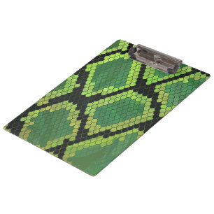 Porte-bloc Serpent noir et vert
