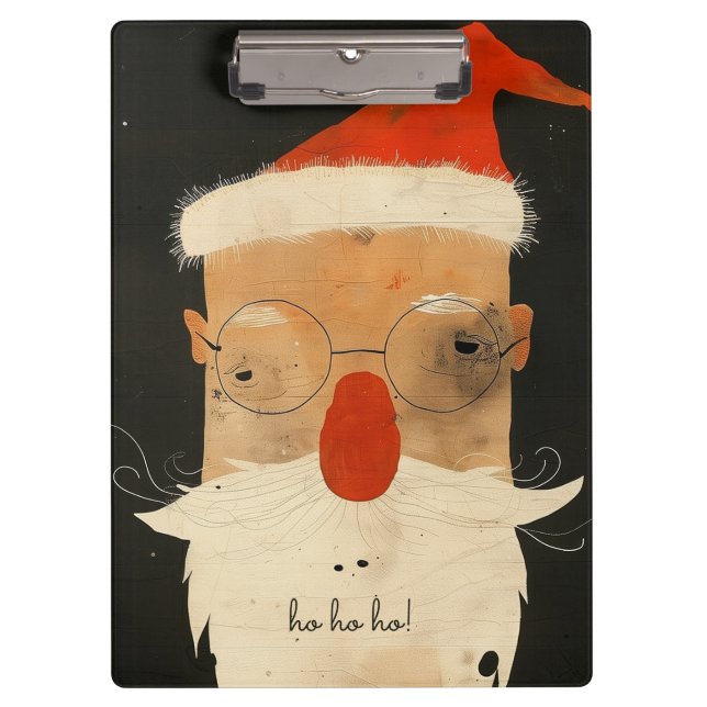 Porte-bloc Shabby Père Noël (Devant)
