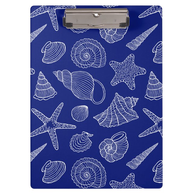 Porte-bloc Shell bleu lumineux modèlent (Devant)
