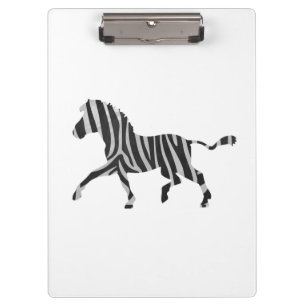 Porte-bloc Silhouette noir et gris clair Zebra