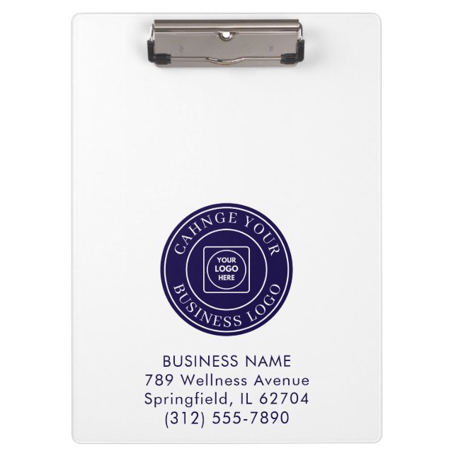 Porte-bloc Simple Business Logo Staff Pro clipboard (Devant)