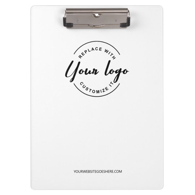 Porte-bloc Simple Modern Minimalist Custom Logo Branded (Devant)