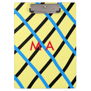 Porte-bloc Simple monogramme ajouter votre nom lettre man min