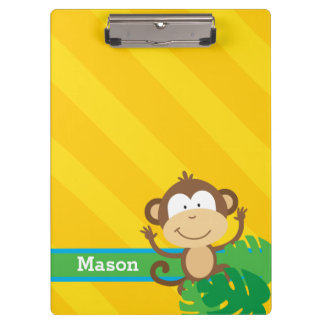 Porte-bloc Singe drôle dans le porte - bloc personnalisé par
