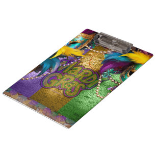 Porte-bloc SlipperyJoe's Mardi Gras Colliers de perles doublo