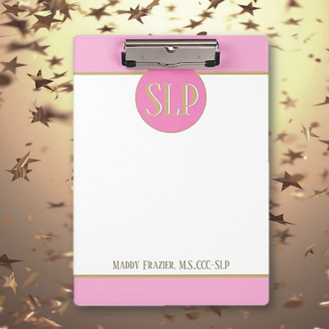Porte-bloc SLP (orthophoniste) porte - bloc personnalisé! (Créateur téléchargé)