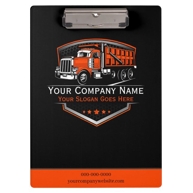 Porte-bloc Société professionnelle de camionnage (Devant)