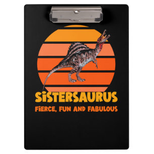 Porte-bloc Sœurs drôles Sœursaurus Dino Humour pour Sœur Desi