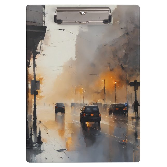 Porte-bloc Soirée urbaine (Devant)
