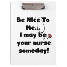 Sois gentil avec moi Porte - bloc infirmière