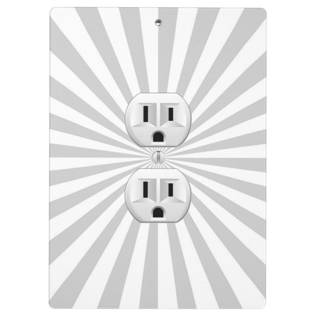 Porte-bloc Sortie murale de prise électrique personnalisée (Dos)