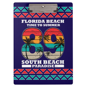 Porte-bloc South Beach Sunset - Promenez-vous dans la vague d