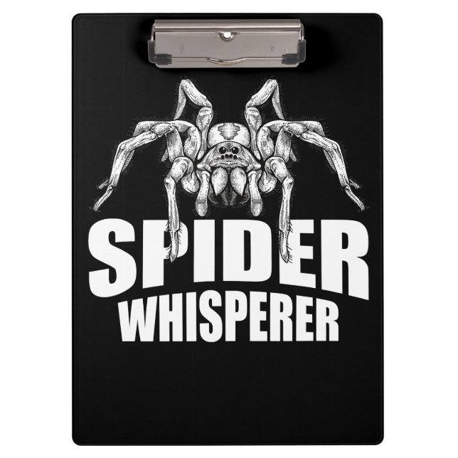 Porte-bloc Spider Whisperer Halloween Tarantula Spider Cadeau (Devant)