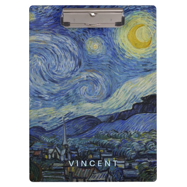 Porte-bloc Starry Night Vincent van Gogh (Devant)