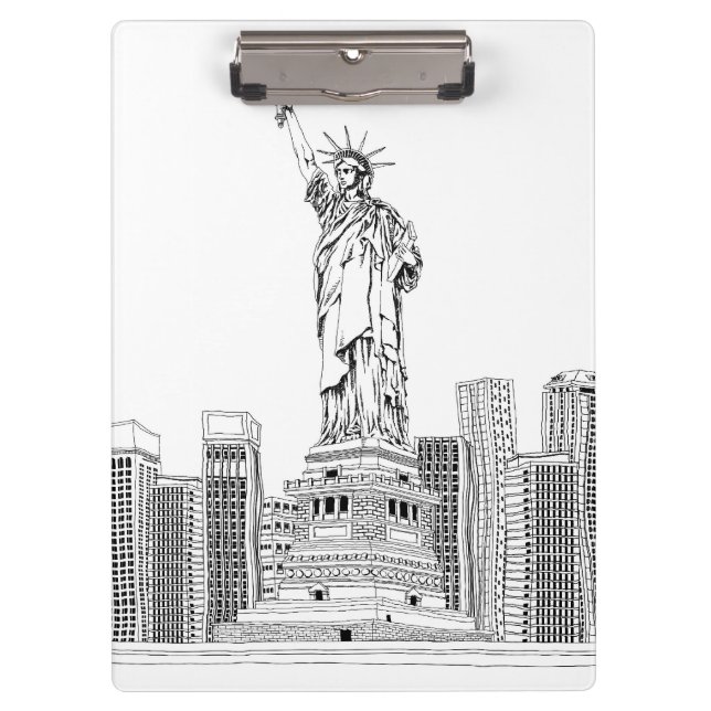 Porte-bloc Statue de la liberté (Devant)