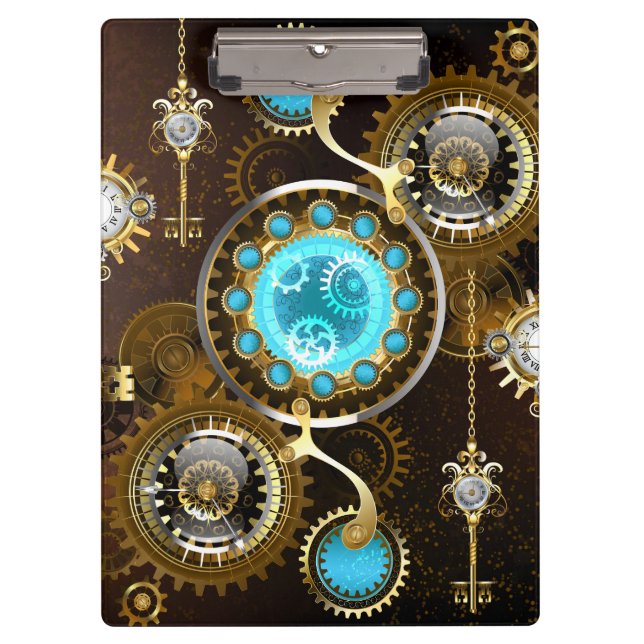 Porte-bloc Steampunk Rusty Background (Devant)