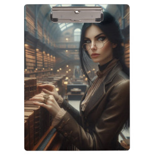 Porte-bloc Steampunk Vintage Victorian Lady Librairie