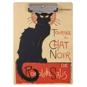 Porte-bloc Steinlen Art Nouveau Chat Noir Vintage Imprimé Chi