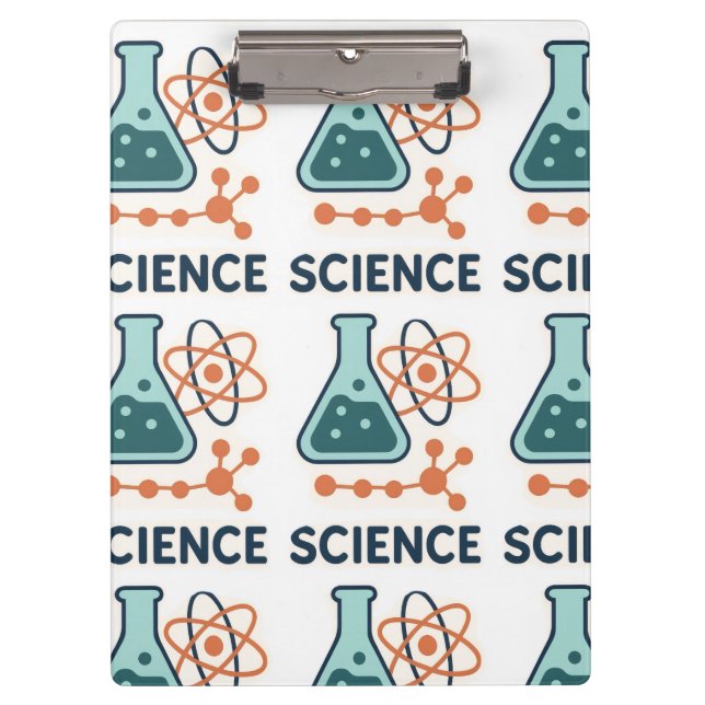 Porte-bloc Stickers Objet scientifique - Flacon, Molécules et (Devant)